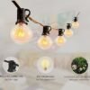 Guirnalda con 25 Focos Luz Cálida – 7.6 m para Exterior e Interior
