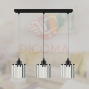 Lámpara Cristalina de 3 Candelabros